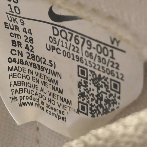 Nike Dunk Hi Retro PRM "Tan Suede" sneakers US Men's Size 10 - Picture 7 of 9